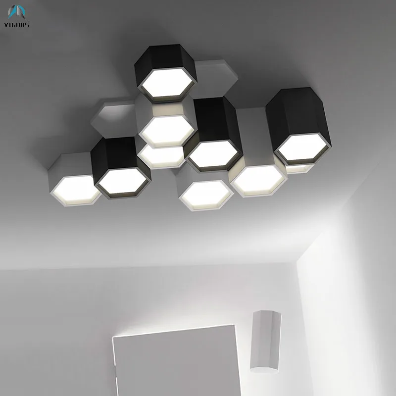 Современный минимализм DIY комбинированные светодиодные потолочные светильники