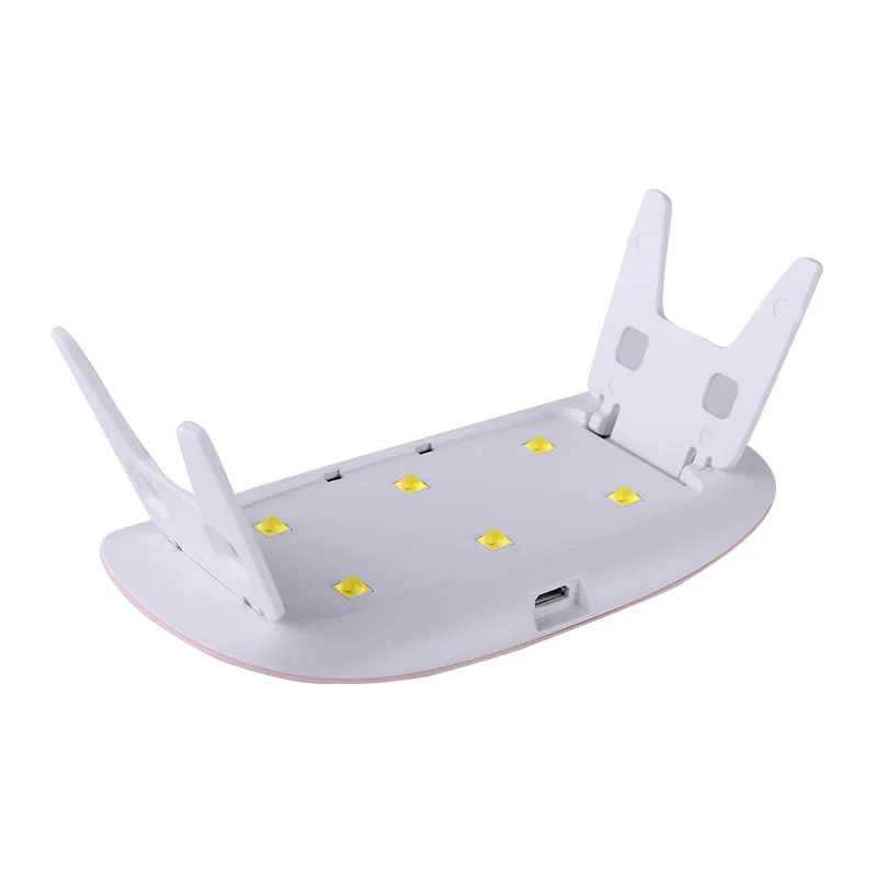 Ellwings 6 Вт Мини УФ-лампа сушка ногтей уход лампа портативный usb-кабель для прайма