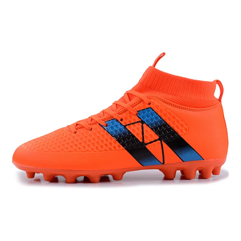 Мужские высокие футбольные бутсы с шипами носки для мужчин FG Botas De Futbol Von