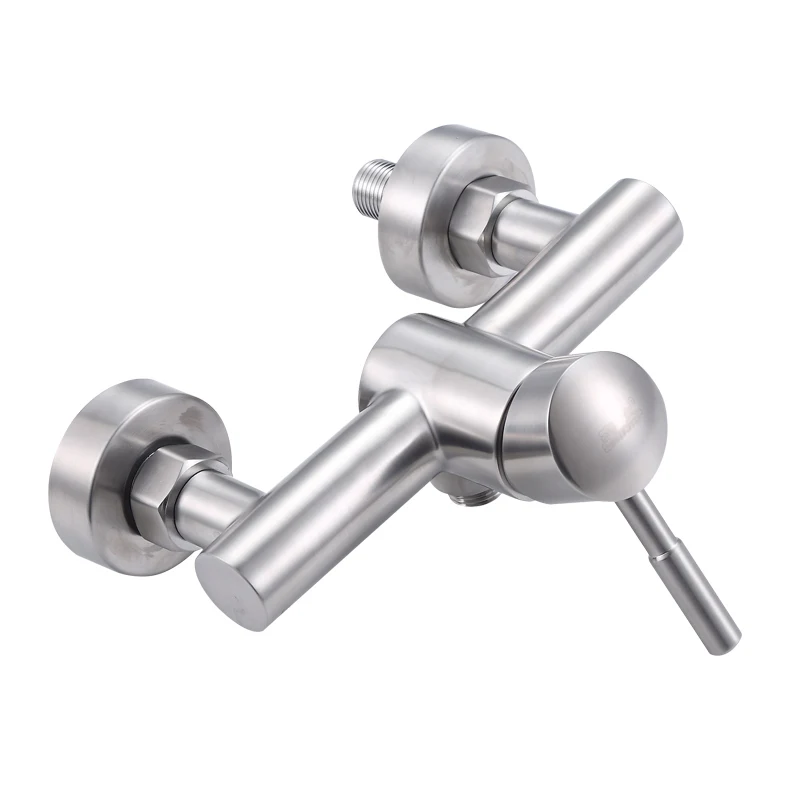 Настенный смеситель для душа из нержавеющей стали горячей и холодной ванны