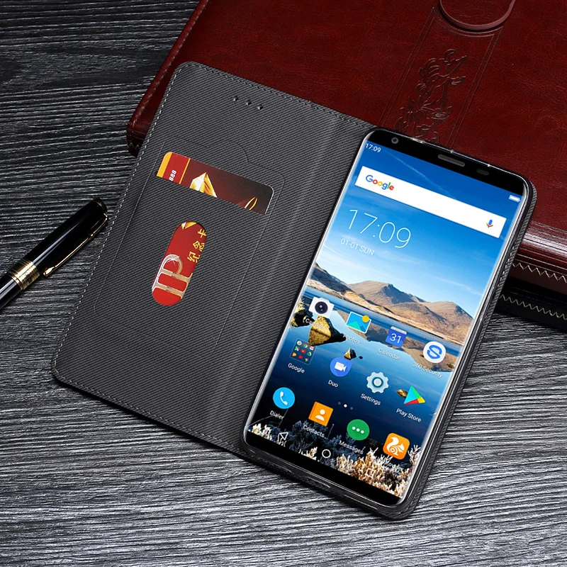 iTien Business Vintage Turn Stand Leather Protect Case Cover For Oukitel K8 TPU Silicone Etui Wallet K10 | Мобильные телефоны и