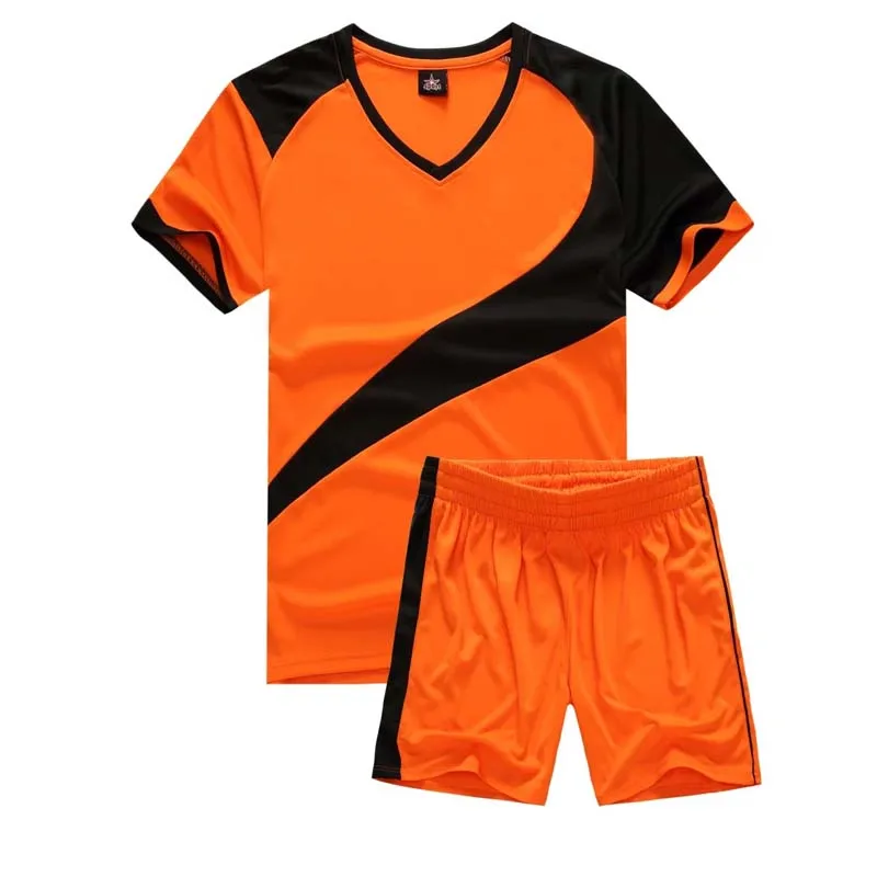 mens sport suits summer men's outfits two piece set men soccer jersey set t-shirt shorts training track suits joggers set male
