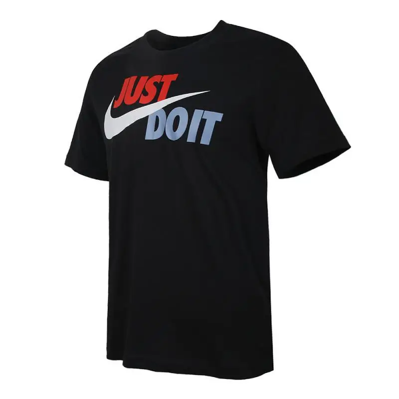 Оригинальный Новое поступление NIKE AS M футболка NSW JUST DO IT SWOOSHT мужские футболки с