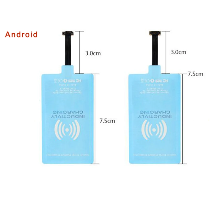 Беспроводной зарядный приемник Универсальный Android qi Micro USB Type-c Беспроводное