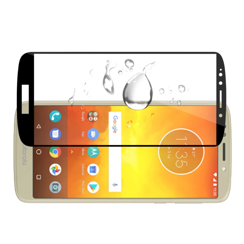 3D закаленное стекло для Motorola Moto E5 Play GO полное покрытие экрана Защитная пленка