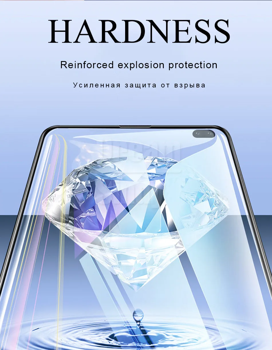 20D закаленное стекло с изогнутыми краями для samsung Galaxy S10E S8 S9 S10 PLus Защитная пленка для экрана Note 8 9 S7 Edge
