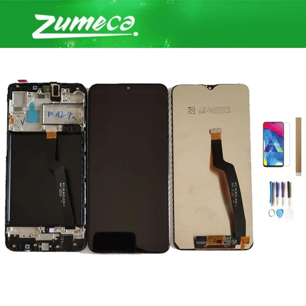 Без/с рамкой для Samsung Galaxy M10 2019 SM-105 M105F ЖК-экран + кодирующий преобразователь