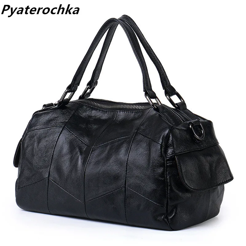 Pyaterochka, повседневная женская сумка через плечо, бренд,, мягкая натуральная кожа, через плечо, сумка-мессенджер, подушка, высокое качество, сумка-тоут