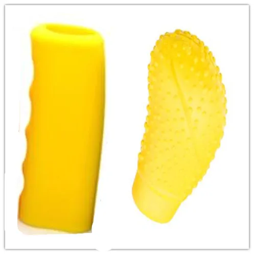 B-yellow Резиновый протектор оболочка рукоятки рычага переключения передач защита ручного тормоза для hyundai Accent Azera Elantra Solaris Verna Santa Fe IX45 Sonata - Название цвета: B-yellow