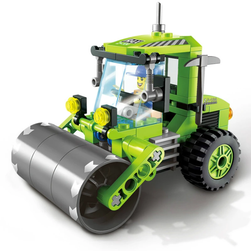4 типа умный городской мусороуборщик Legoings собранная модель строительные блоки
