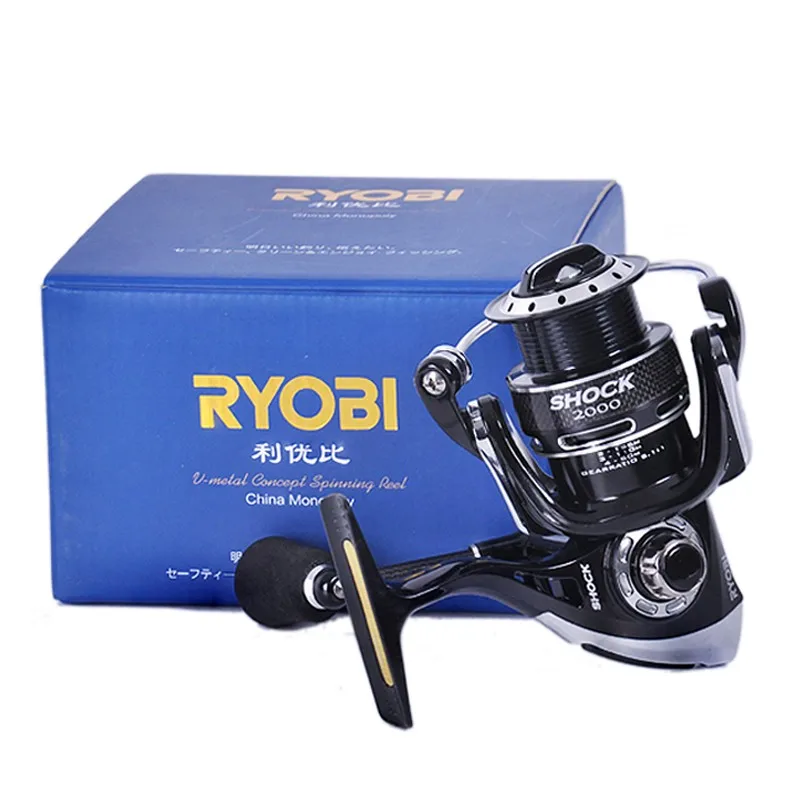 Рыболовная катушка RYOBI SHOCK 1000/2000/3000/4000 7 + 1BB 5 0: 1/5.1:1 для ловли карпа в соленой воде
