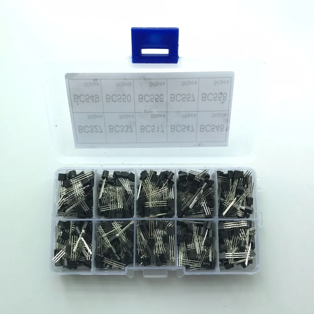 10 значений 500 шт. BC327 BC558 BC337 BC549 BC550 BC517 BC556 BC547 BC557 BC548 NPN фотоэлемент коробка