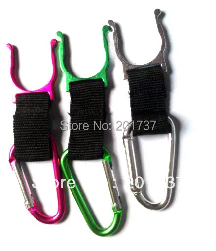 2pcs/lots Carabiner Water Bottle Buckle Hook Holder Clip For Camping Hiking Traveling | Спорт и развлечения
