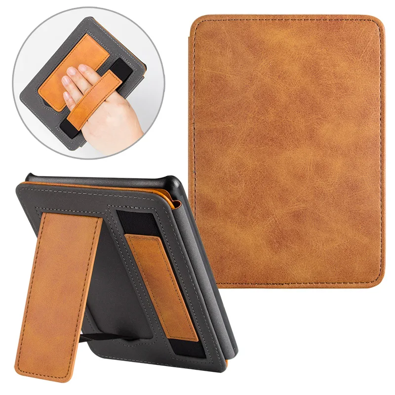 Чехол BOZHUORUI для Amazon new kindle 10th поколения, Портативная подставка, Магнитный смарт-чехол, чехол для kindle - Цвет: Brown