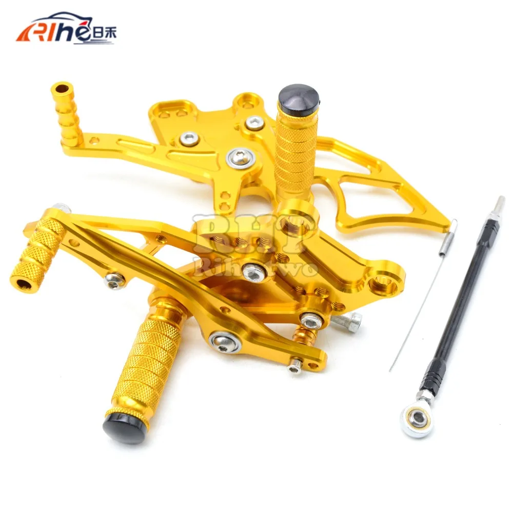 Аксессуары для мотоциклов Регулируемые подножки ног yamaha YZF R3 R25 R300 R250 YZF-R25 YZF-R3 13 14 15
