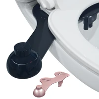 atalawa slim edge non electric mechanical bidet toilet seat attachment dual nozzle sprayer rear and feminine wash cold only