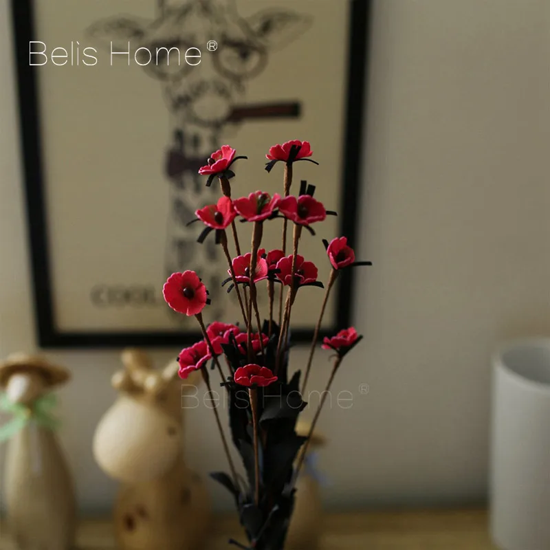 10 Головки 2 шт./компл. пастырской стиль Сливы Home decor ЧП искусственные цветы для