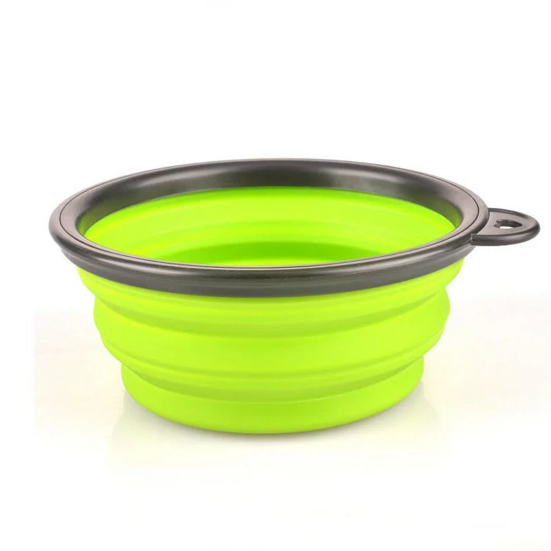 Миска для геля домашних животных собачий Кот складная силиконовая чаша Доу