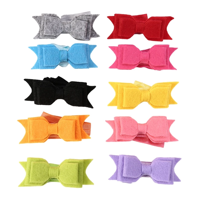 

10 Pcs Baby Hair Band Headband Bowknot Girl Props Kids Cute Headwear Accessories