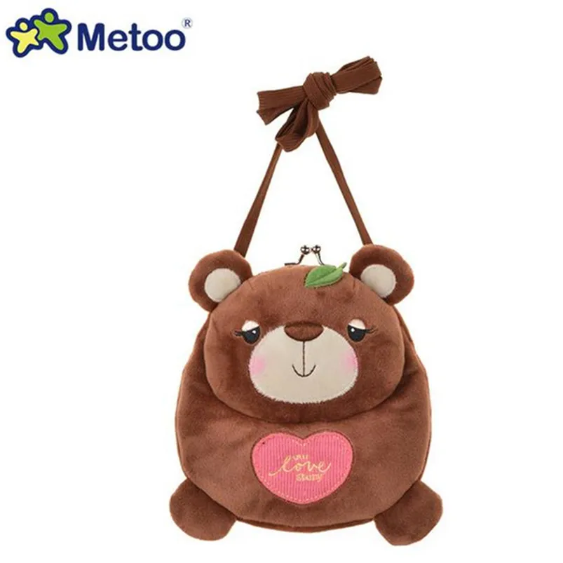 Новые плюшевые сумки в форме кота Детский кошелек Metoo Симпатичная плюшевая