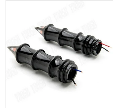 Поворотники 1 &quot25 мм рукоятка для Honda Yamaha Suzuki Kawasaki Street BMW KTM Aprilia Ducati мотоцикл