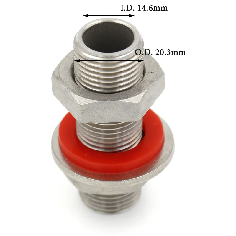 Переборка без косточек с переменной длиной 1/2 &quotNPS x 2 5&quot для чайника/кулера