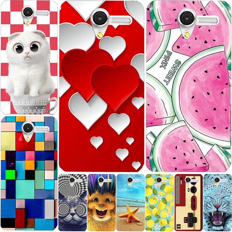 Июнь новый стиль для Alcatel One Touch Pop 3 Pop3 5 0 5015 5015D 5015X 5065 5065D 5065X цветочный силиконовый