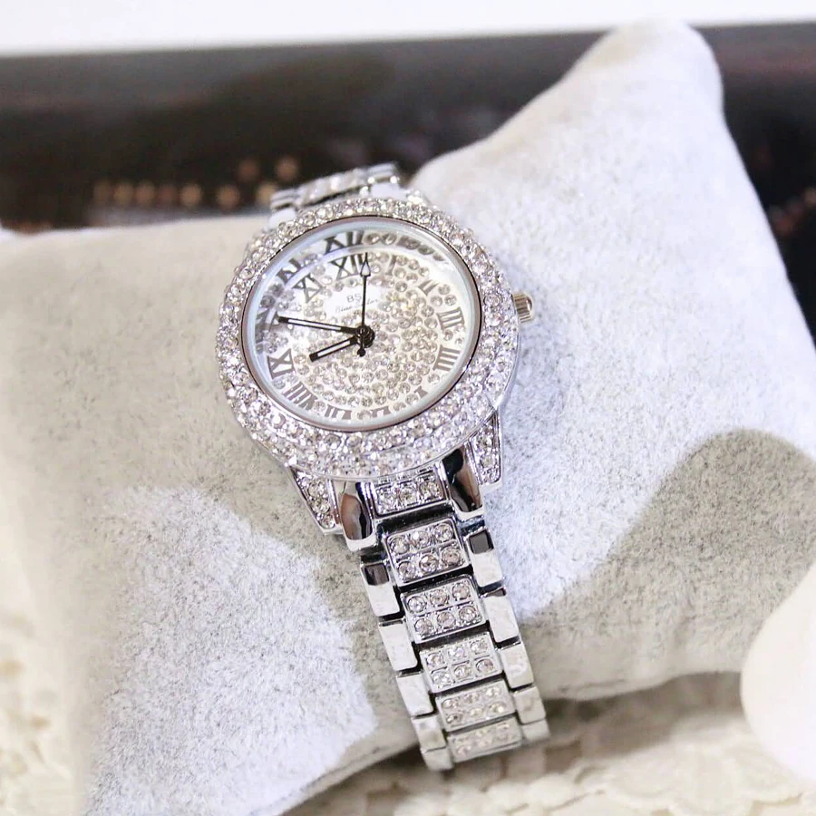 

2018 Newest Fashion High Quality Top Brand Ladies Women Watches Quartz Waterproof Diamond Luxury Watch Women