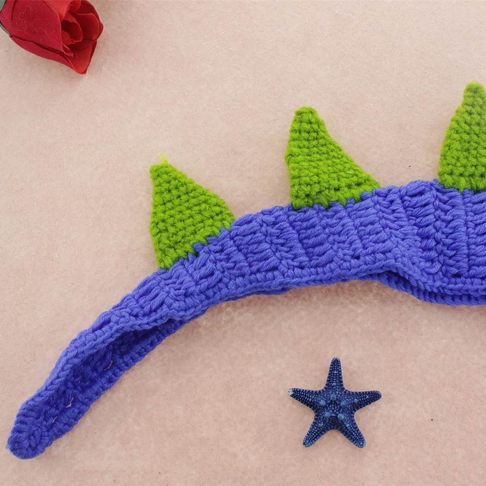 Новорожденный мальчик крючком динозавр Первая фотография фотосессия наряды