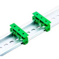 50pair 35mm din rail type pcb bracket panel mounting base pcb circuit board bracket holder carrier clips drg 04