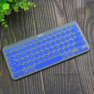 Blue Силиконовый чехол для клавиатуры защитная пленка для клавиатуры lotech K380 K 380 Bluetooth клавиатура многофункциональное механическое защитное устройство для кожи - Цвет: Blue