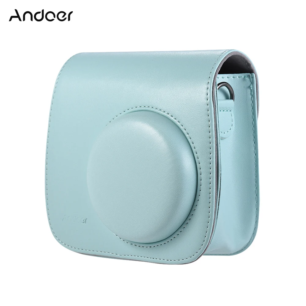 Чехол для Камеры Andoer из искусственной кожи с ремешком Fujifilm Instax Mini 8/9/8 доступны