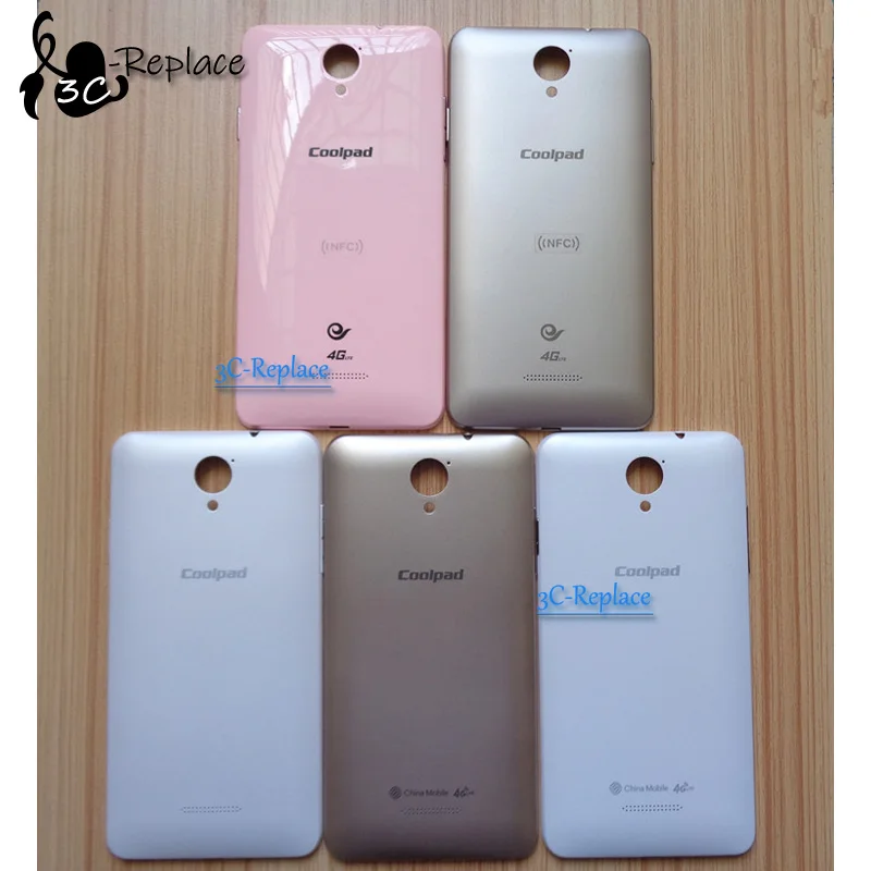 Белый/золотой 5 дюйма для Coolpad Modena E501 Y75 Y76 Y80D Y80 Y80-C задняя крышка батарейного