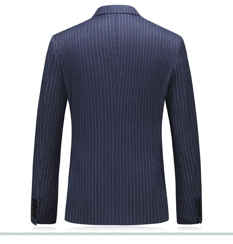 Куртка + брюки жилет модный бренд Для мужчин Костюмы Пиджаки Slim Fit Свадебные