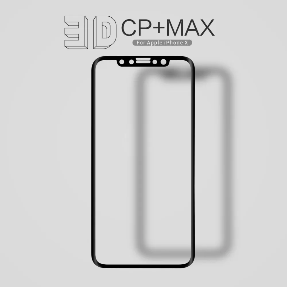Для iphone X стекло NILLKIN Amazing 3D CP+ MAX нанометр Анти-взрыв 9 H Закаленное стекло протектор экрана для iphone 10 крышка