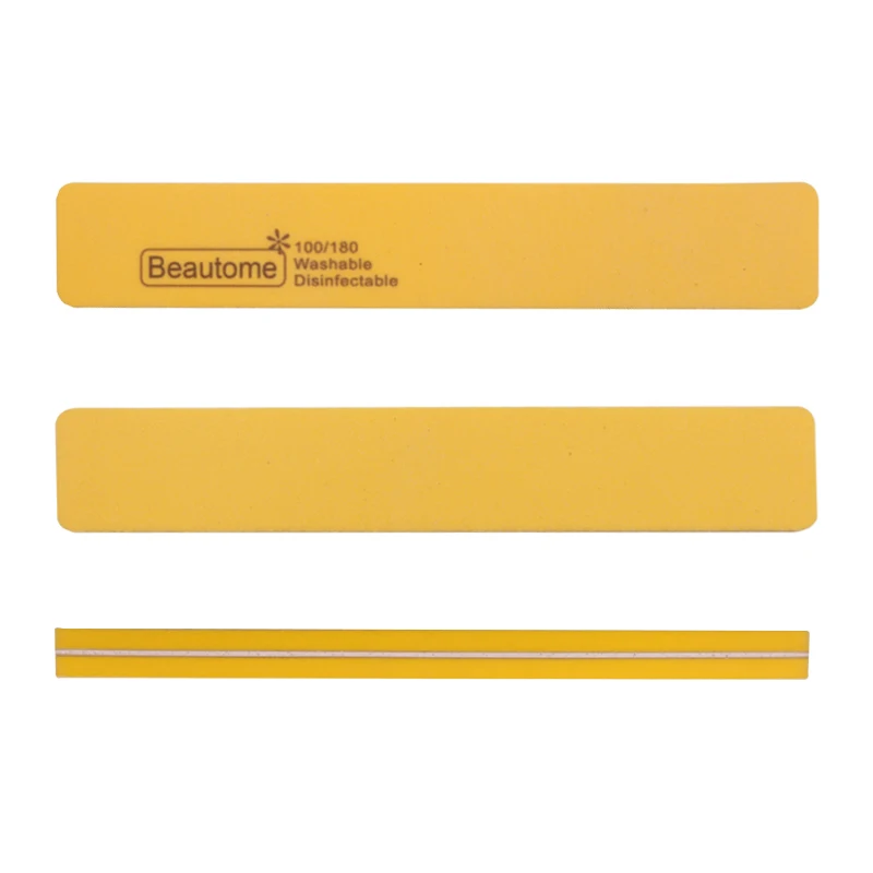 5 шт./лот моющаяся Шлифовальная Пилка яркий цвет маникюрный гвоздь Гвоздика