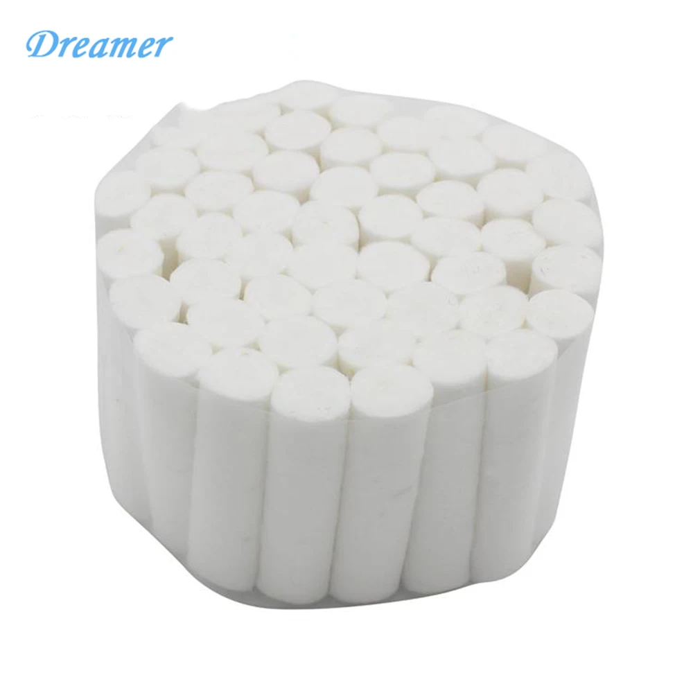 200PCS Dental Disposable Cotton Rolls Dental Materials Haemostasis Cotton Roll