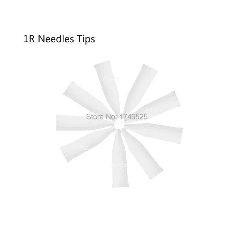 Тату 1RL стандартные тату иглы наконечники 100 шт. для перманентного макияжа бровей