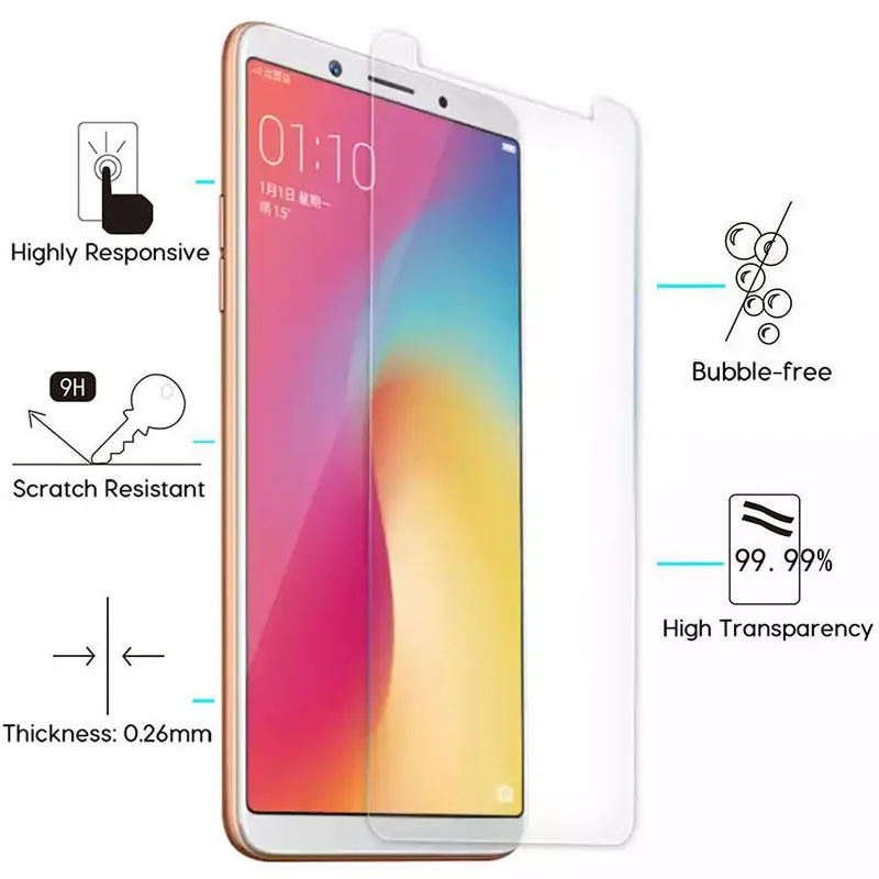 Защитное стекло для Oppo F5 F7 закаленное чехол F 5 7 5f 7f защита экрана защитная пленка