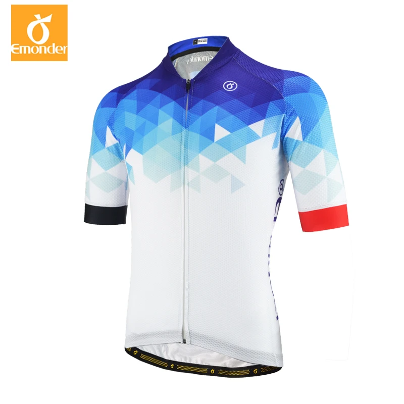 

EMONDER Cycling Jersey 2019 Pro Team Men Summer MTB Road Bike Jersey Cool Breathable Cozy Bicycle DH Jersey Cycling Clothing