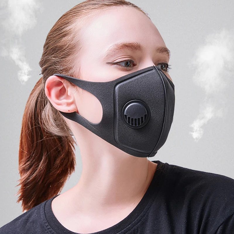 PM2.5 Пылезащитная маска для рта дыхательный клапан Пылезащитный фильтр с