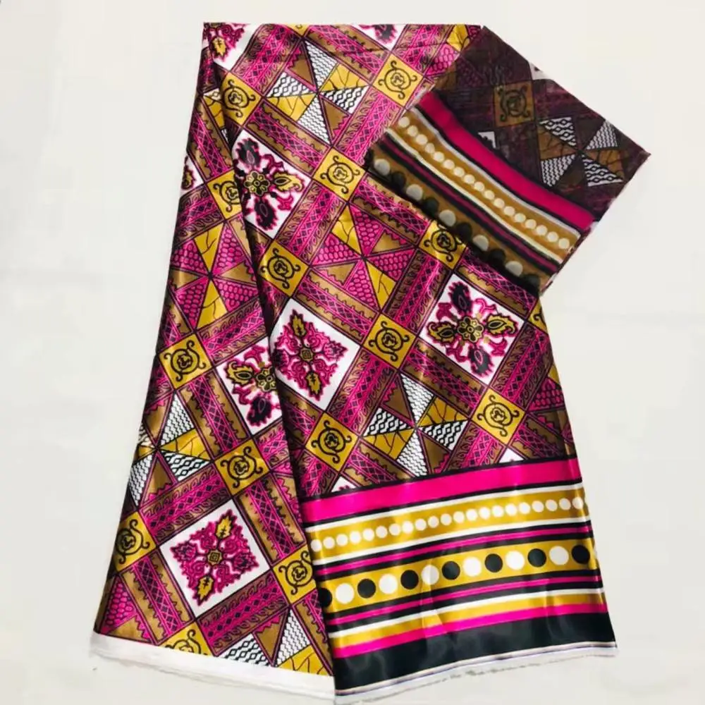 Новинка 2019 африканская мягкая шелковая ткань для одежды аккуратная вышивка на