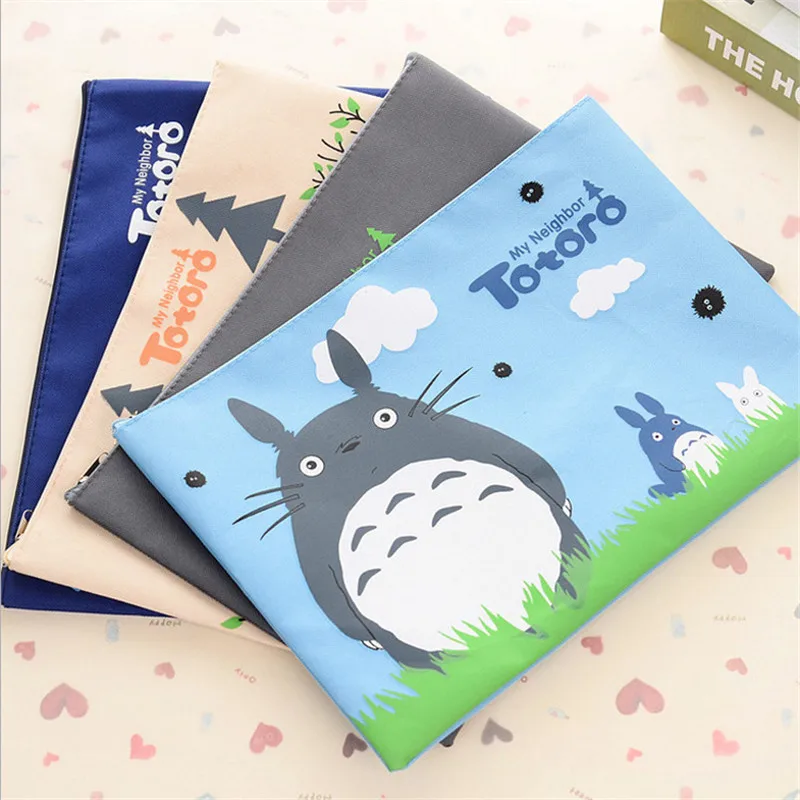 Kawaii My Neighbor Totoro Oxford косметичка футляр для хранения школьные принадлежности