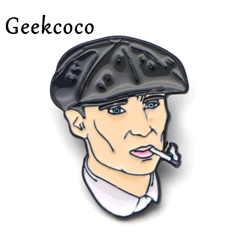 Peaky Blinders characters Enamel Pins for clothes metal Gift para bag shirt hat backpack insignia Brooches Badges for men J0132