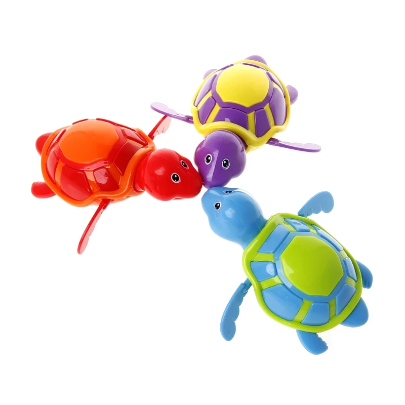 Cartoon Swimming Turtle Tortoise Pool Toys for Baby Children Kids Bath Bathtub Time Infant Clockwork Turtle Education Toy