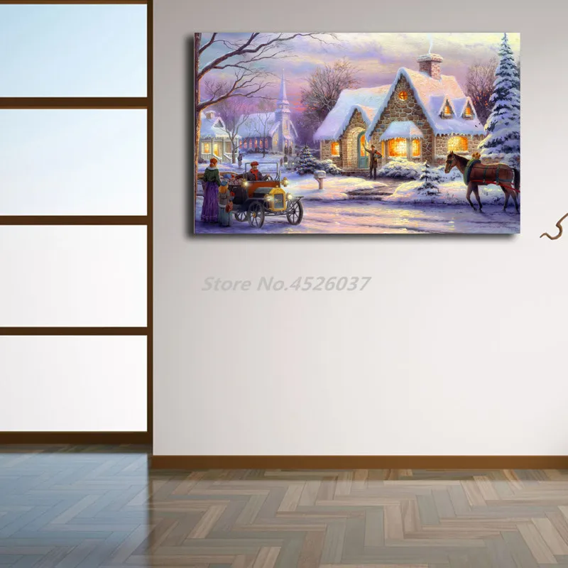 Настенные художественные плакаты Thomas Kinkade картины с изображением воспоминаний