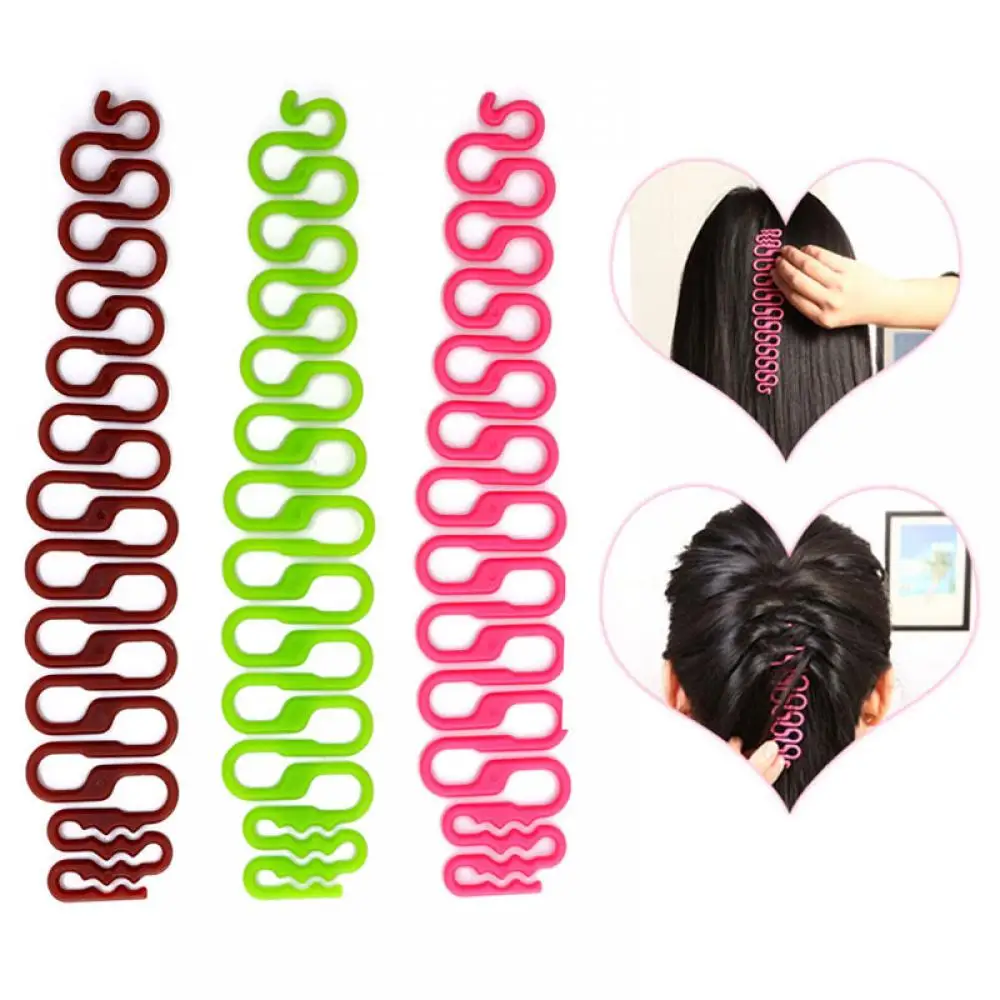 

5PCS/Pack Fashion DIY Hair Styling Clip Stick Bun Maker Braid Tool Fishbone Hair Accessories Hair Clip Fashion Tools