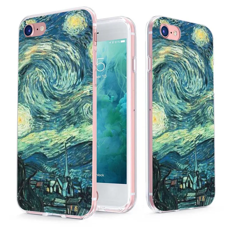 MLCRIYG Soft Phone Case For iPhone 6 6S Plus 7 7Plus 8Plus X TPU Colorful Unicorn Lion Drawing Pattern Fundas C046 |