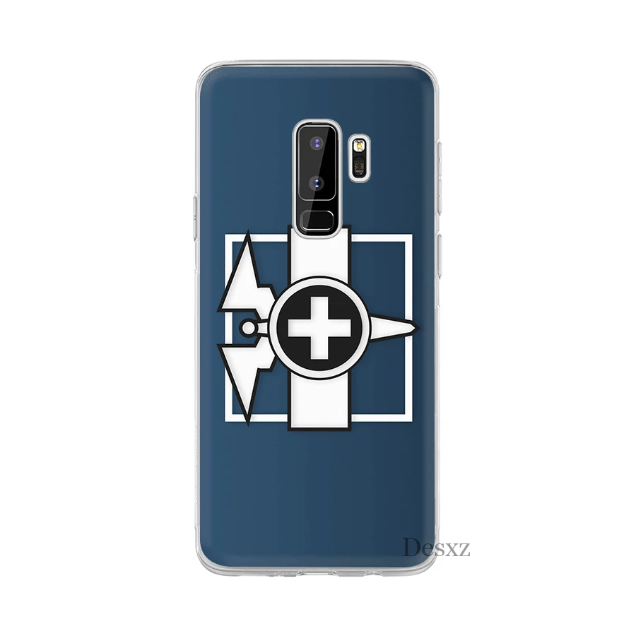 Чехол rainbow six siege для Samsung M10 M20 M30 M40 S6 S7 Edge S8 S9 S10 Plus S10e Note 8 9 10 милый