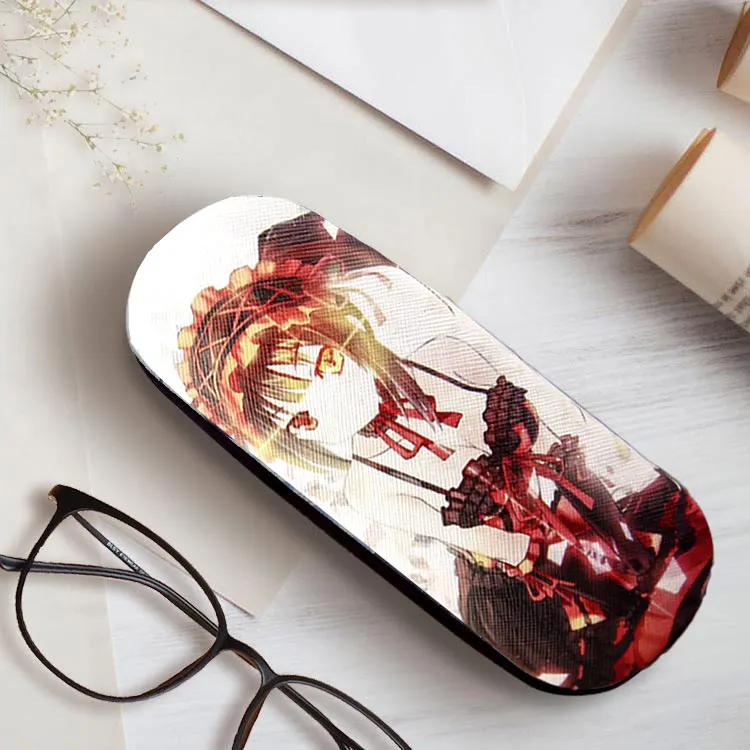 Red Различные аниме очки чехол s working cell Sword art онлайн Студенческая Личность Простой свежий Чехол для очков - Цвет: Red